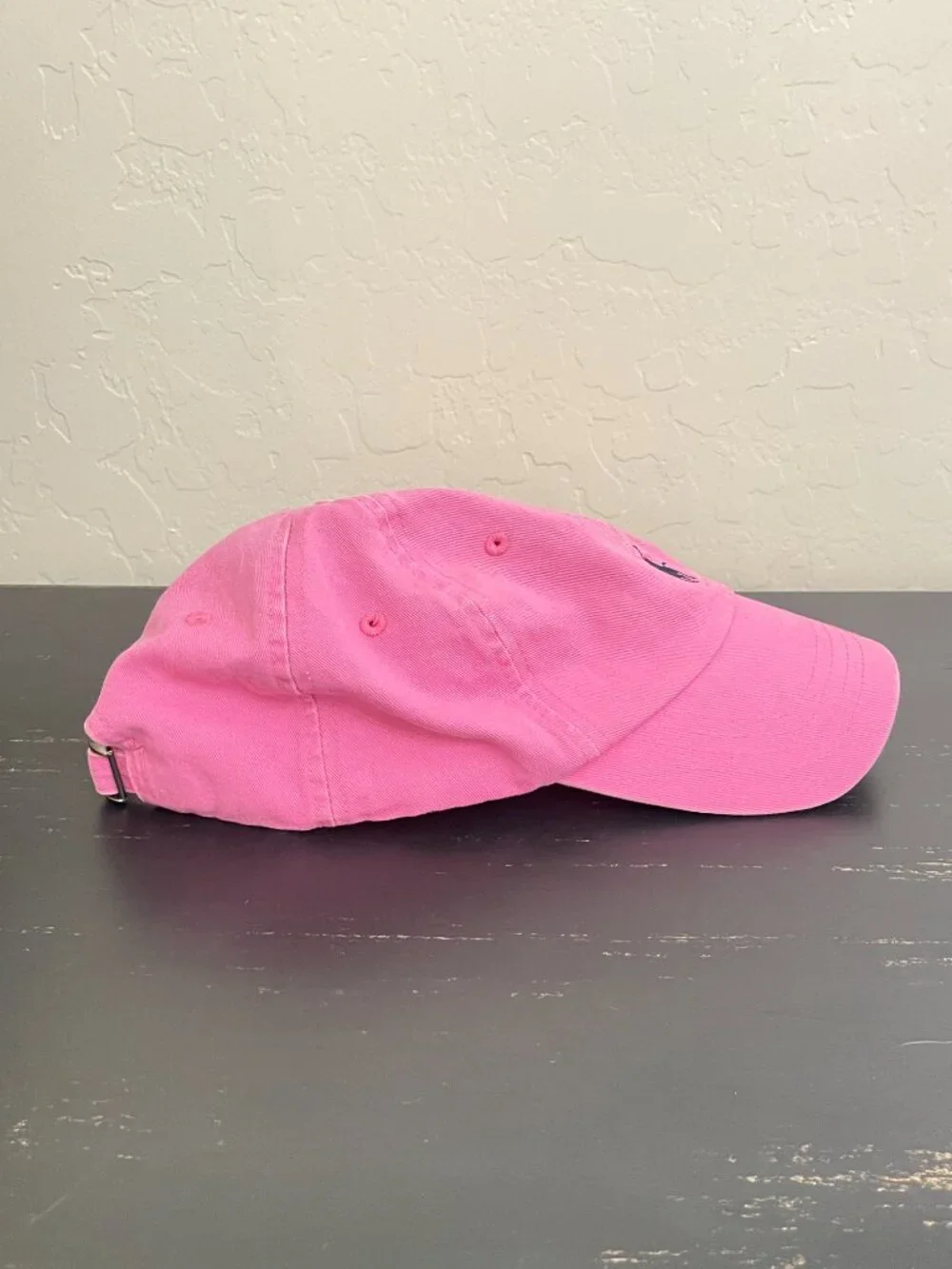 Ralph Lauren Polo Hat Cap Pink Blue Logo Classic
